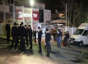 TV binasına saldırı