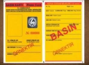 Yeni Sarı Basın Kartı'nı gazeteciler seçecek