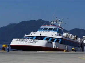 Yunanistan'dan Türk bayraklı feribotlara engel