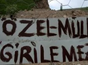 3 bin yıllık höyüğü özelleştirdiler: Özel mülk girilemez