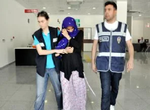 5 aylık hamile hırsız kovalamacada yakalandı