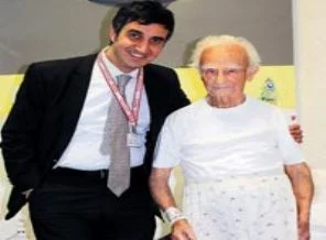91 yaşındaki Halim dedeye kalp ameliyatı...