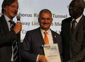 Bakan Yıldırım'a Ulaştırma Oscar'ı