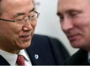 Ban Ki Mun, Vladimir Putin ile biraraya geldi