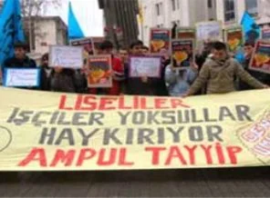 'Başbakan'a hakaret'ten 17 lise öğrencisinin 2 yıl hapsi istendi