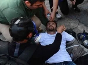 Çıkan olaylarda 2 gazeteci yaralandı