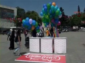 Çözüm sürecine balonlu destek