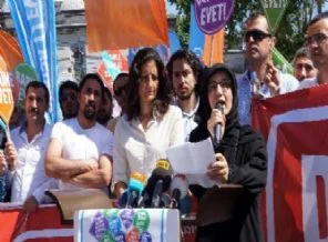 'çözüme evet' yürüyüşü yapıldı