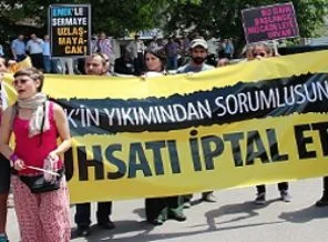 Emek eylemcilerini belediyeye almadılar