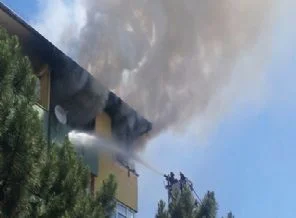 Körfez'de korkutan yangın