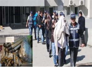 Masa ayağında uyuşturucu sevkiyatı