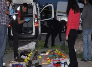 Polisin durdurduğu araçtan cephanelik çıktı