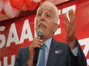 Saadet Partisi'nden AK Parti'ye destek