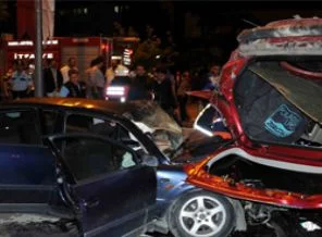 Samsun'da feci kaza: 3 ölü, 5 yaralı