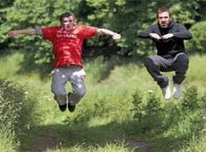 Sinemaya çalım atan futbolcular