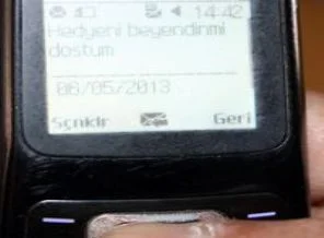 Soygundan sonra mesaj
