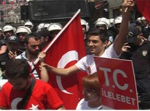 Taksim'de gerginlik