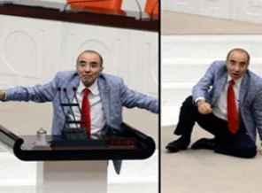 TBMM'deki arbede CHP'li vekili yordu, bağdaş kurup dinlendi