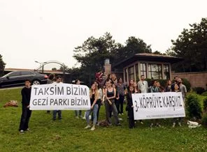 Törene giden Başbakan'a 3. köprü protestosu