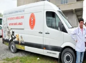 Türkiye'nin ilk hayvan ambulansı hizmete başladı