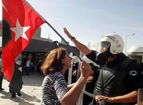 Ankara'da protestoya müdahale
