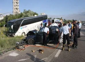Ankara'da trafik kazası: 4 ölü