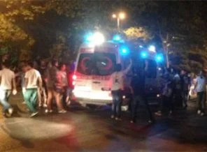 Antalya'da eylemciler taşlandı