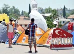 Antalya'da turistlere 'Gezi direnişi' turları