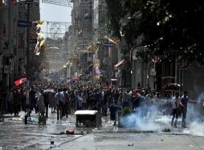 Başkent'te Taksim olayları