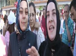 Başörtülü eylemciden hükümete tepki