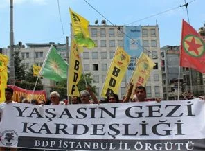 BDP'den Gezi Parkı'na destek yürüyüşü