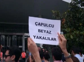 Beyaz yakalı çapulcular: Barikatı Maslak plazalarına taşıdık