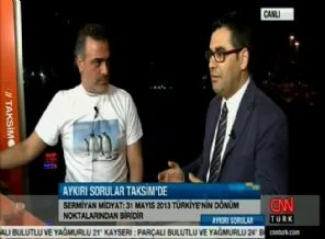 CNN Türk'e canlı yayında protesto şoku