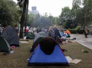 Direniş alanında Miraç Kandili hazırlıkları