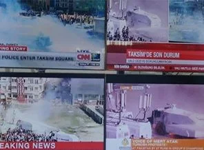 Dünya basını Taksim müdahalesini 'son dakika' olarak duyurdu
