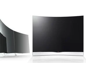 Dünya'nın ilk 'Kıvrımlı LED TV'si üretildi!