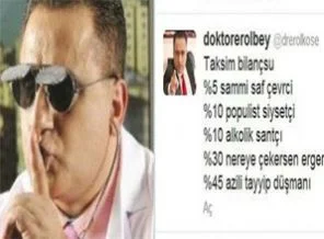 Erol Köse: Eylemcilerin yüzde 5'i çevreci