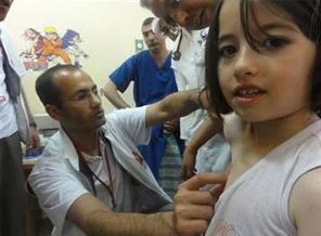 Filistinli çocukları da güldürdüler