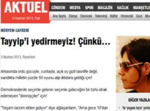 Gayberi konuştu: Tayyip Erdoğan'ı neden yedirmem?