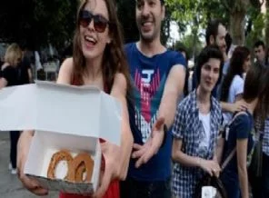 Gezi Parkı'nda Kandil kutlandı