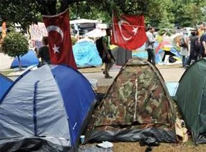 Gezi Parkı'nda 'nöbet çadırı' ile süreç takip edilecek