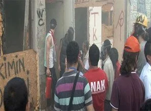 Gezi Parkı'nda yangın paniği!