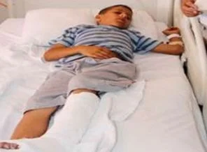 Göstericiler küçük çocuğu köprüden attı iddiası