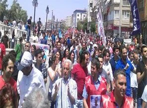 Hatay'da polislere saldırı protesto edildi