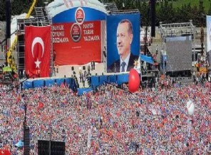 İstanbul Kazlıçeşme'de 'Milli İradaye Saygı Mitingi'