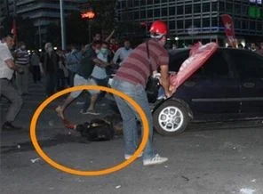 Kızılay'da göstericileri ezen sürücü gözaltına alındı