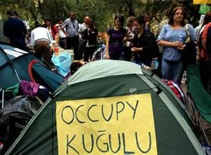 Kuğulu Park'taki çadırların sökülmesinde gerginlik