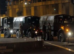 Mecidiyeköy'de asker konuşlandırıldı