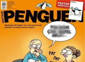 Penguen bu hafta polisi kapağına taşıdı