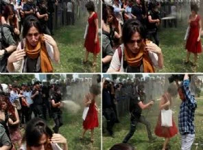 Reuters, 'Kımızılı kadın'ın öncesini ve sonrasını yayınladı